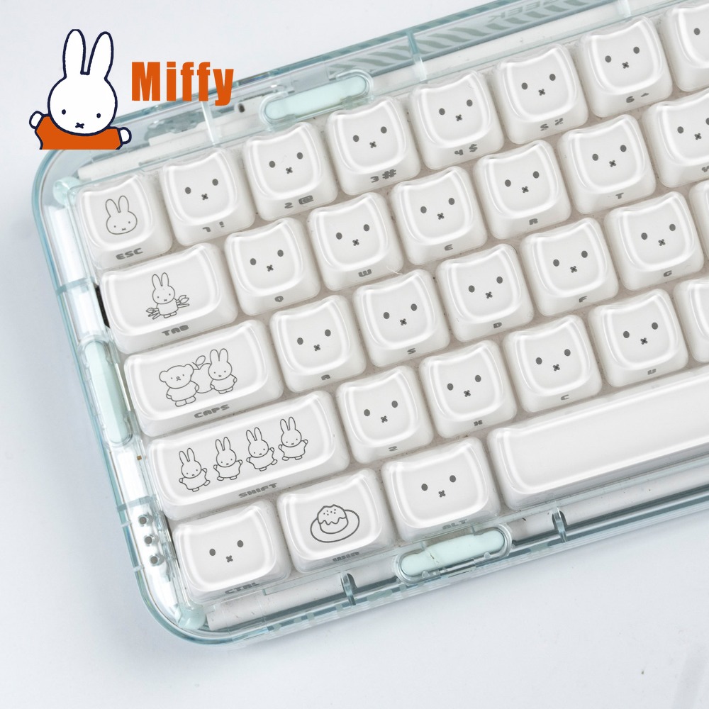 Office Tech - Urocze nakładki na klawisze Miffy, słodkie